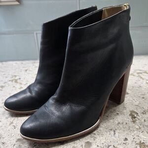 Ted Baker‎ Black Leather Ankle Booties